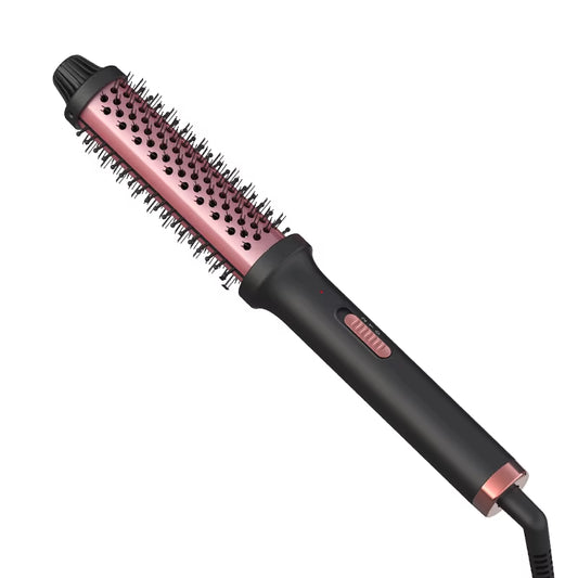 LISAPRO Curling Lron Brush 2 in 1 Electric Hair Comb Negative Lon Hair Dryer Styling Appliances Portable Professional Hair Strai