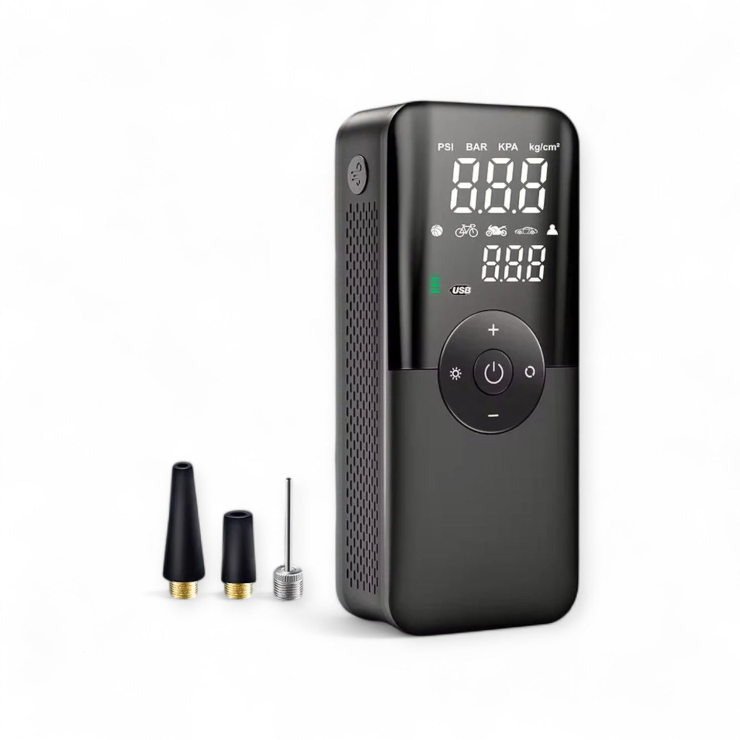 Rechargeable Portable Tire Inflator: Digital, Cordless, Car/Bike/Ball Air Pump