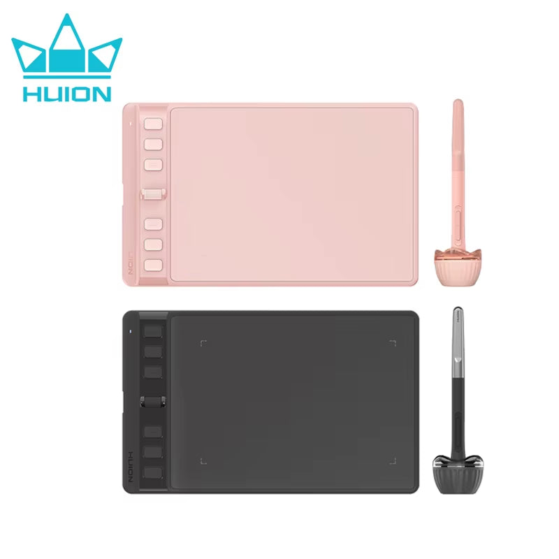 Inspiroy 2 S Graphics Tablets H641P New Pen Tablet 6.3X3.9 Inch Pentech 3.0 Battery-Free Stylus Scroller + 6 Press Keys