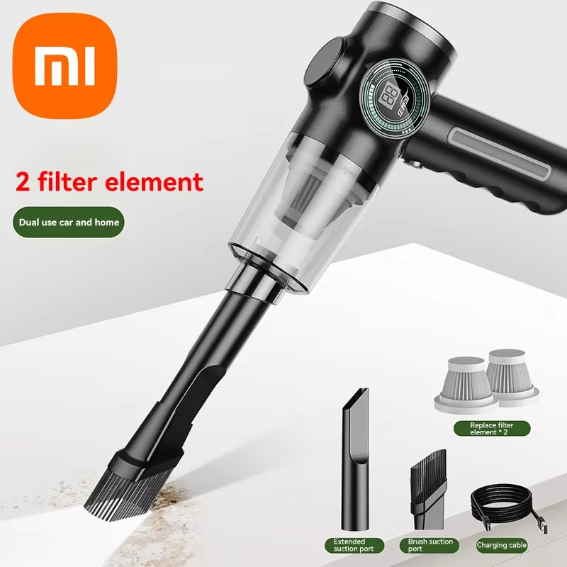 98000Pa Cordless Handheld Vacuum: Wet/Dry, High Power, Car & Home Use