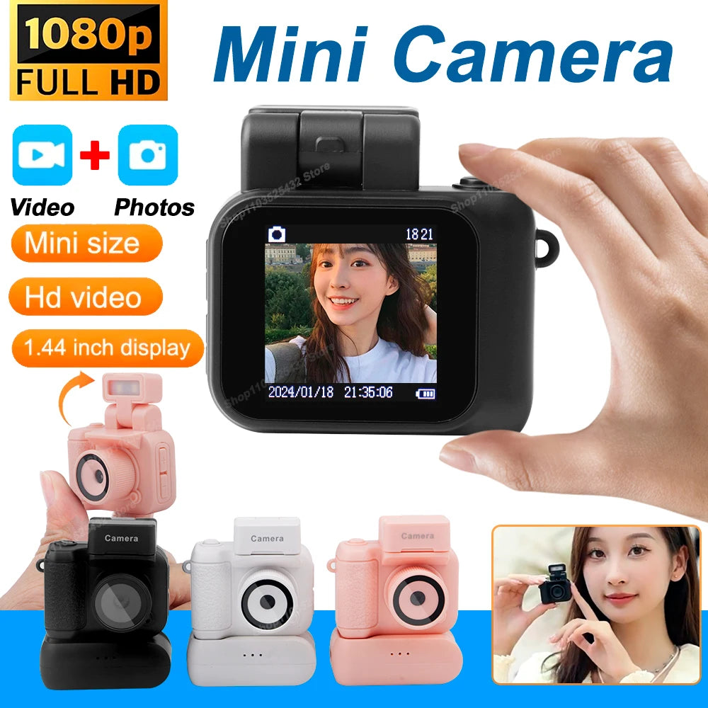 Retro Mini Video Recorder: HD, Screen, Flash, Portable