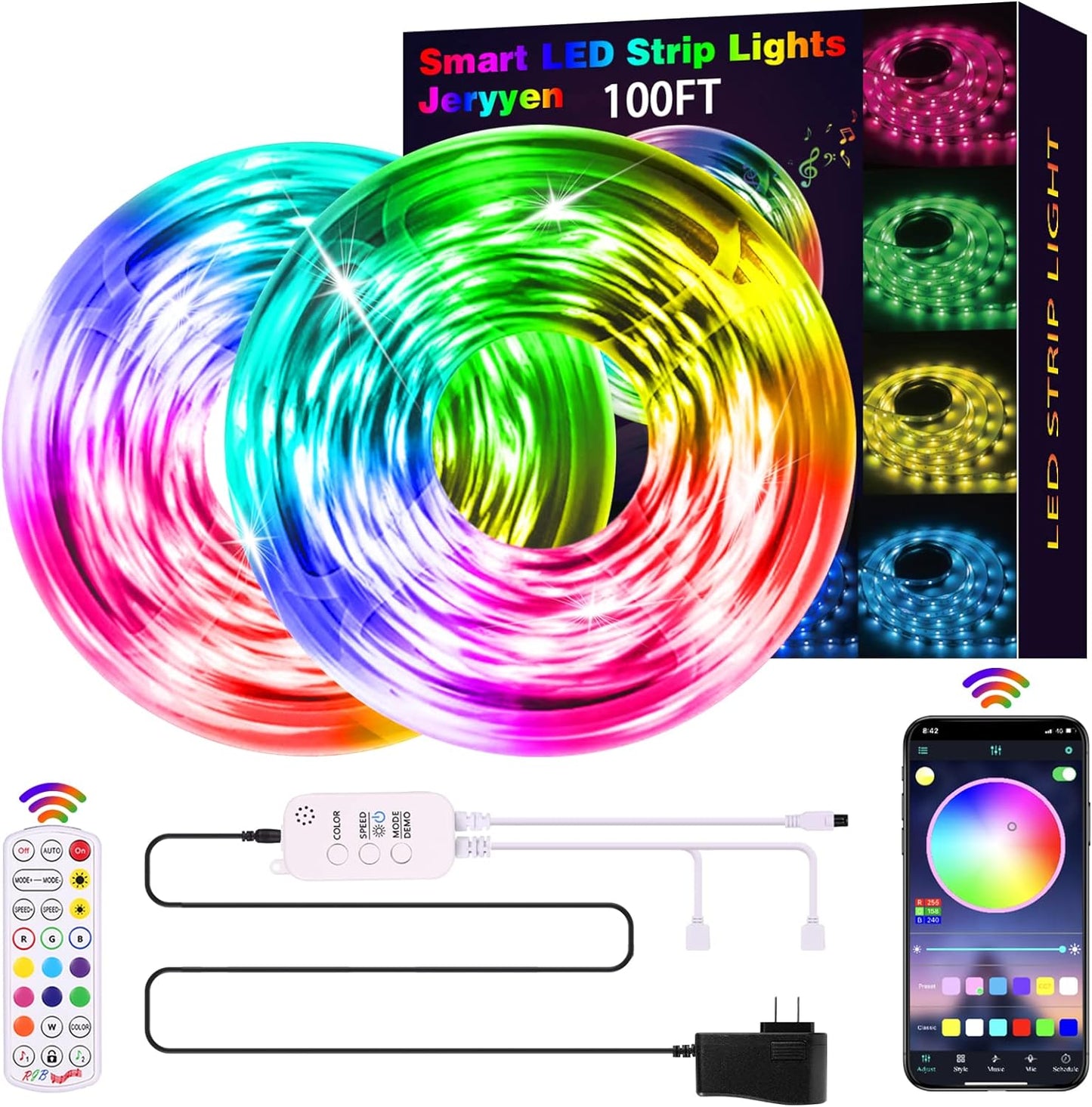 Led Strip Lights 100Ft