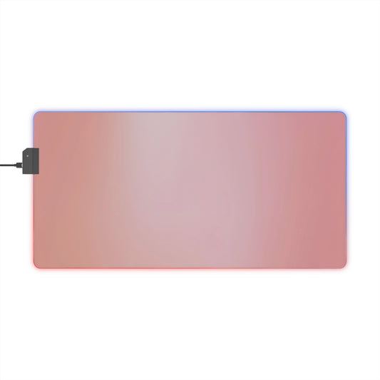 Gaming LED Desk Mat – Peachy Calm