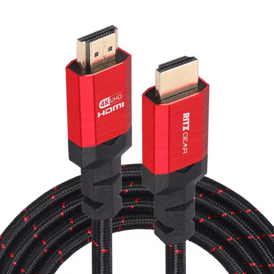 3 Ft. 4K HDMI Cable, High Speed 18 Gbps HDMI to HDMI Cable (3 Pack) - Red