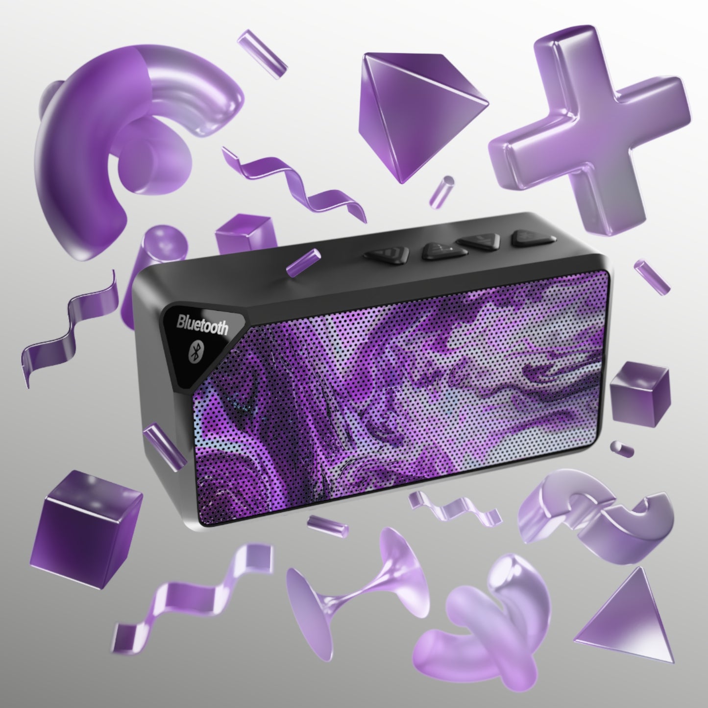 Portable Bluetooth Speaker – Midnight Amethyst