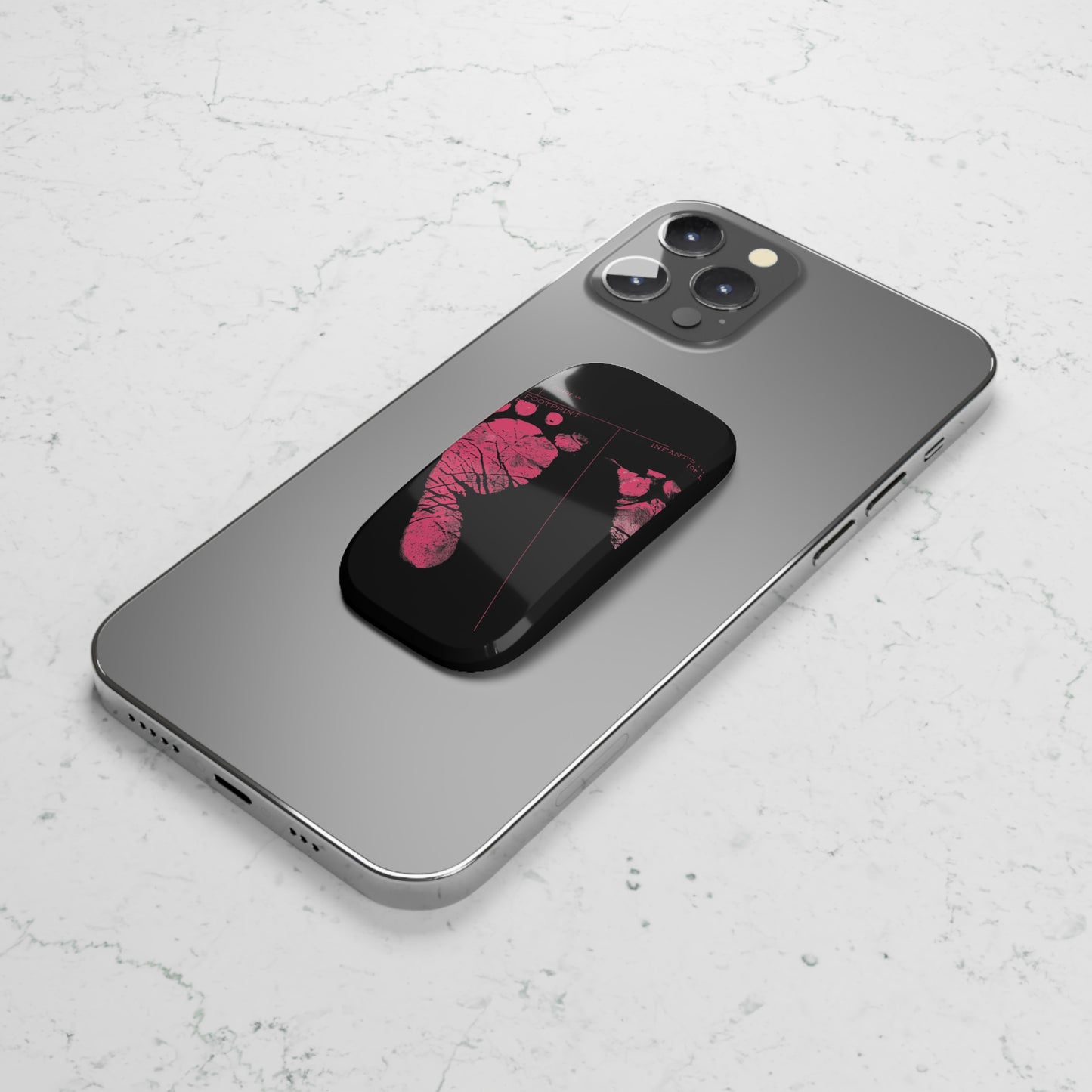 Phone Grip – Mom’s Little Pink Footprints