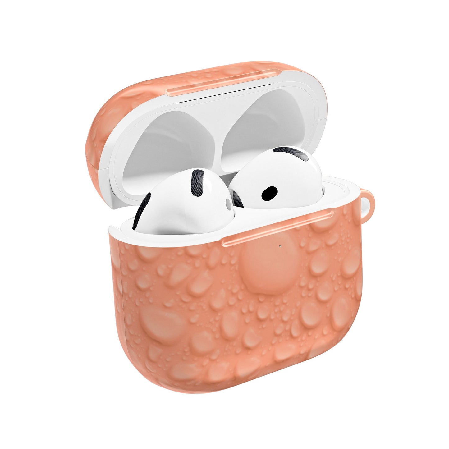 Earbud Case Cover – Apricot Rain