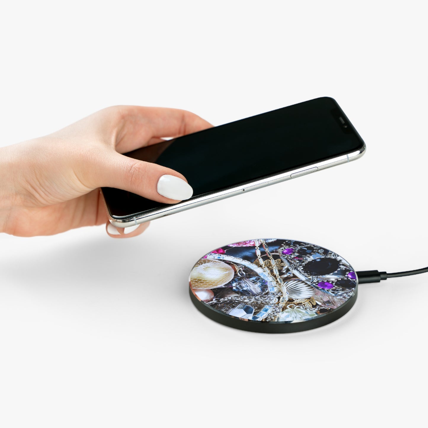 Wireless Charger – Chrome Jewel