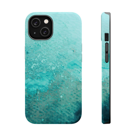 Wireless-Charging Compatible Case – Sea Glass