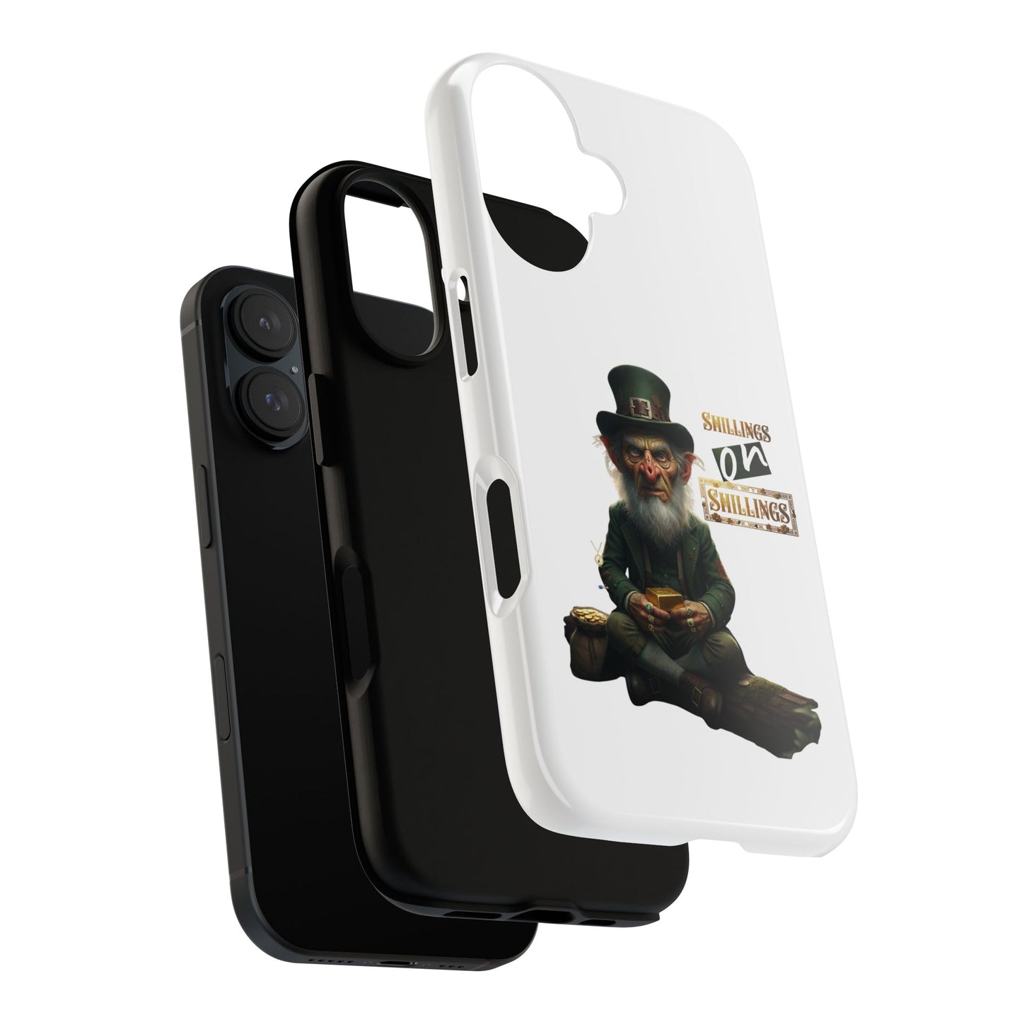 Protective Phone Case – Leprechaun “Shillings on Shillings” Print