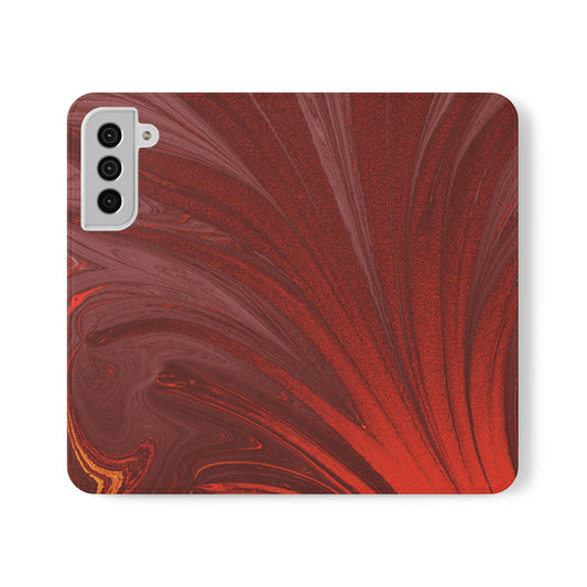 Flip Case – Crimson Current