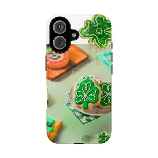 Protective Phone Case – Shamrock Cookie St. Patrick’s Day Design