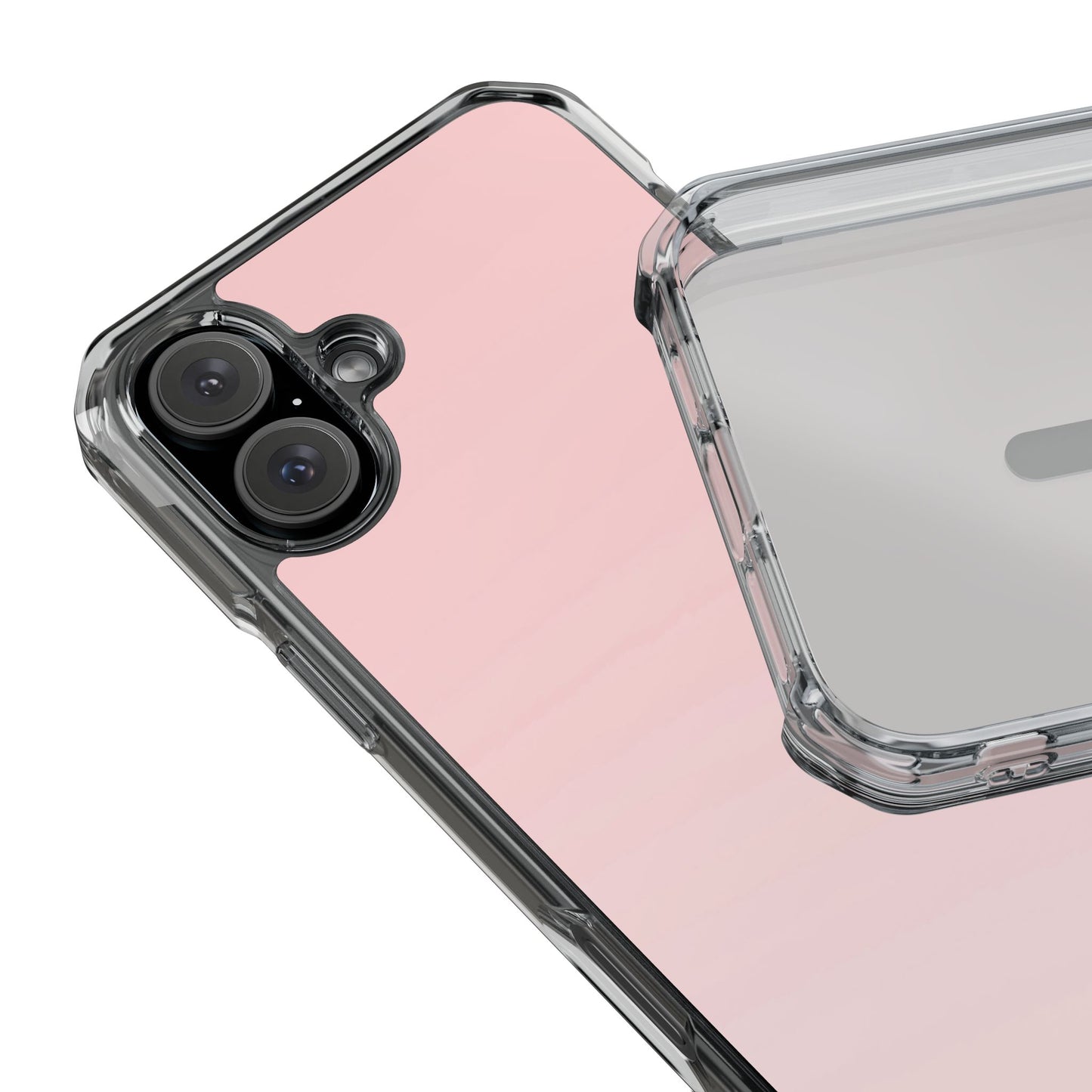 Clear Magnetic Phone Case – Soft Blush