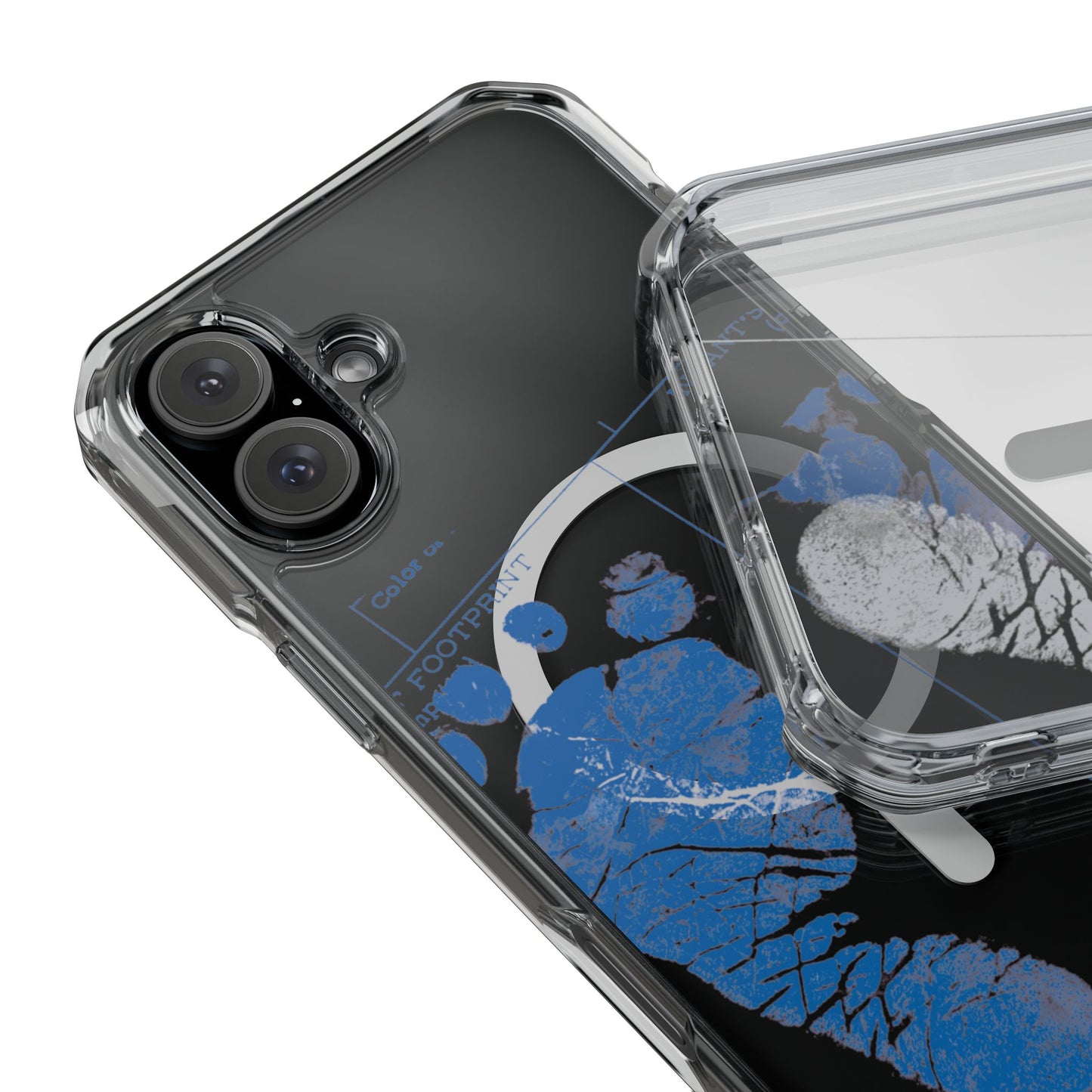 Clear Magnetic Phone Case – Mom’s Little Blue Footprints