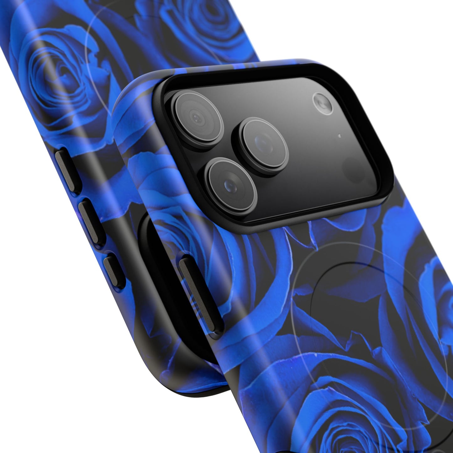Protective Magnetic Phone Case – Midnight Bloom