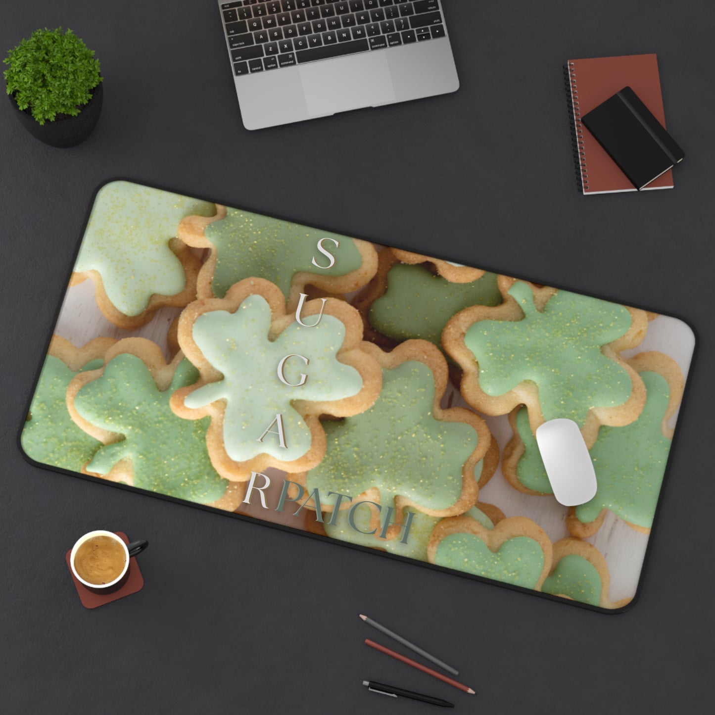 Neoprene Desk Mat – Sugar Patch