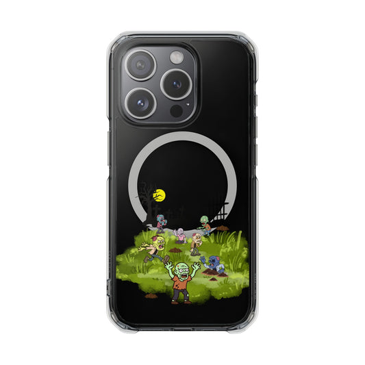 Clear Magnetic Phone Case – Graveyard Shift