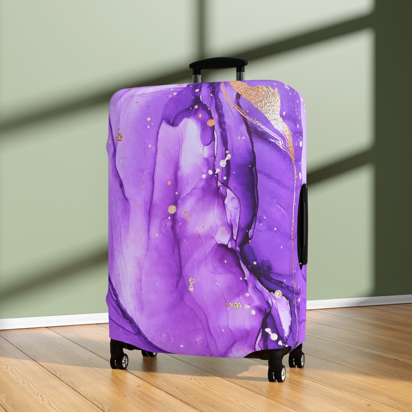 Luggage Cover – Gilded Violet