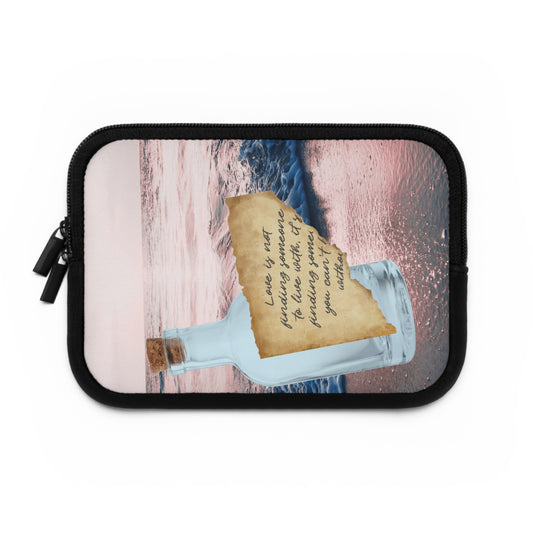 Neoprene Laptop Sleeve – Written in the Tide