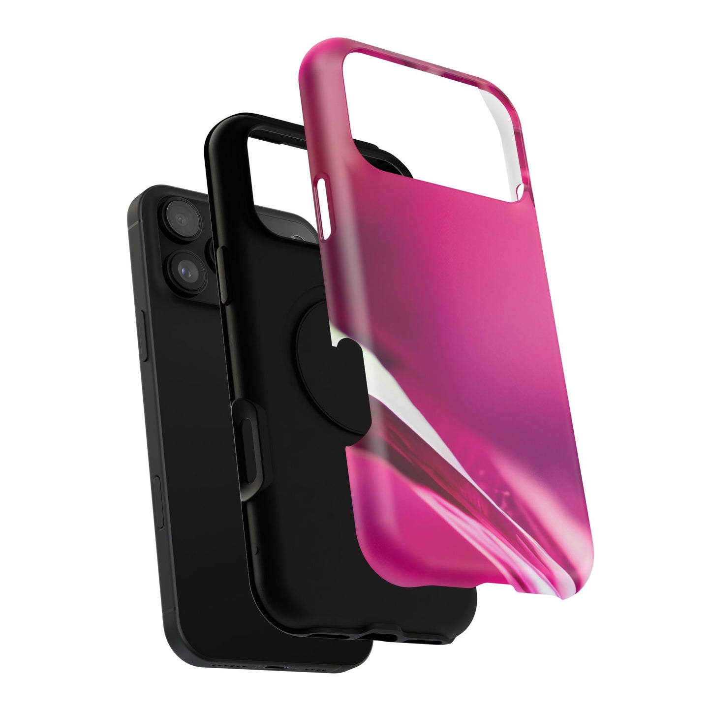 Impact-Resistant Phone Case – Magenta Motion