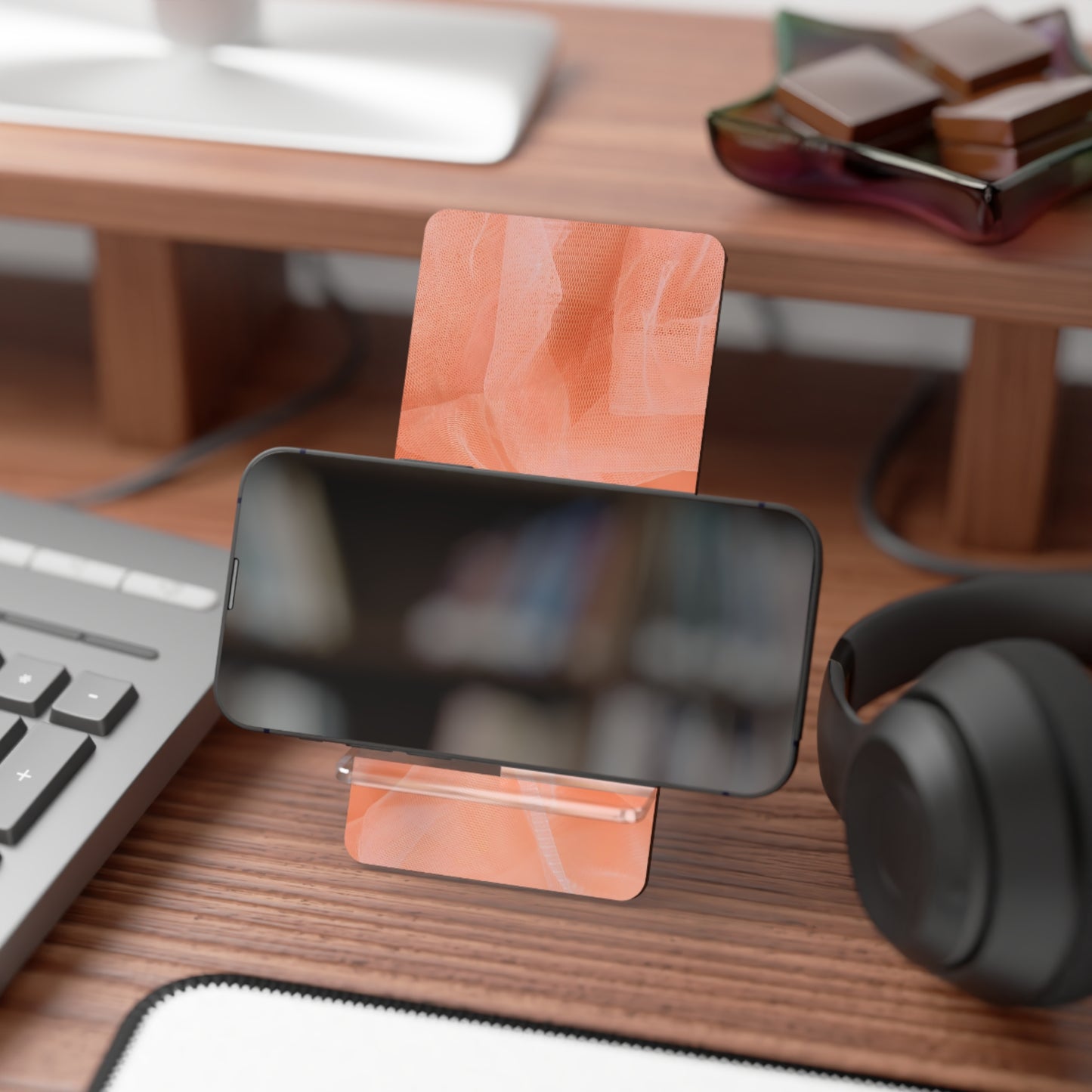 Phone Stand – Coral Veil