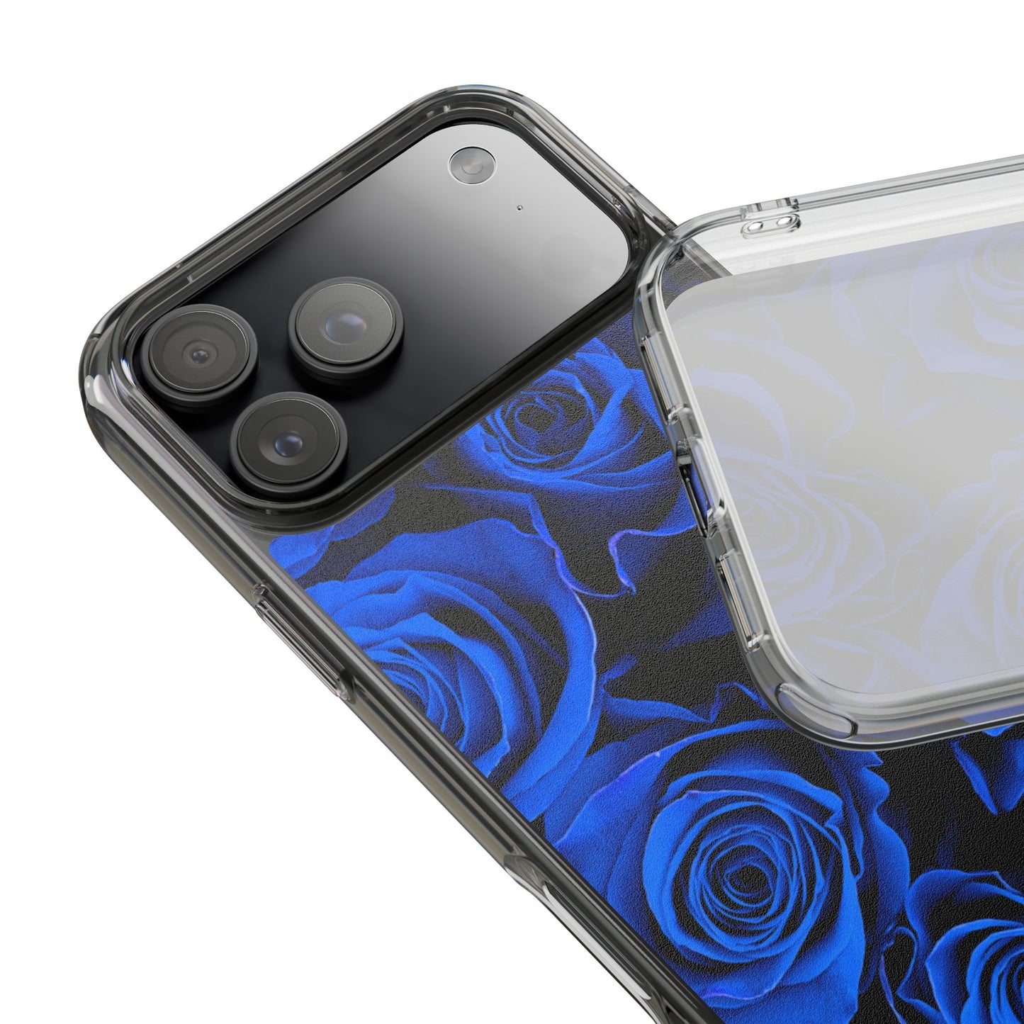 Clear Phone Case – Midnight Bloom