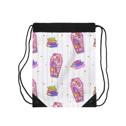 Drawstring Bag – Booked to Death