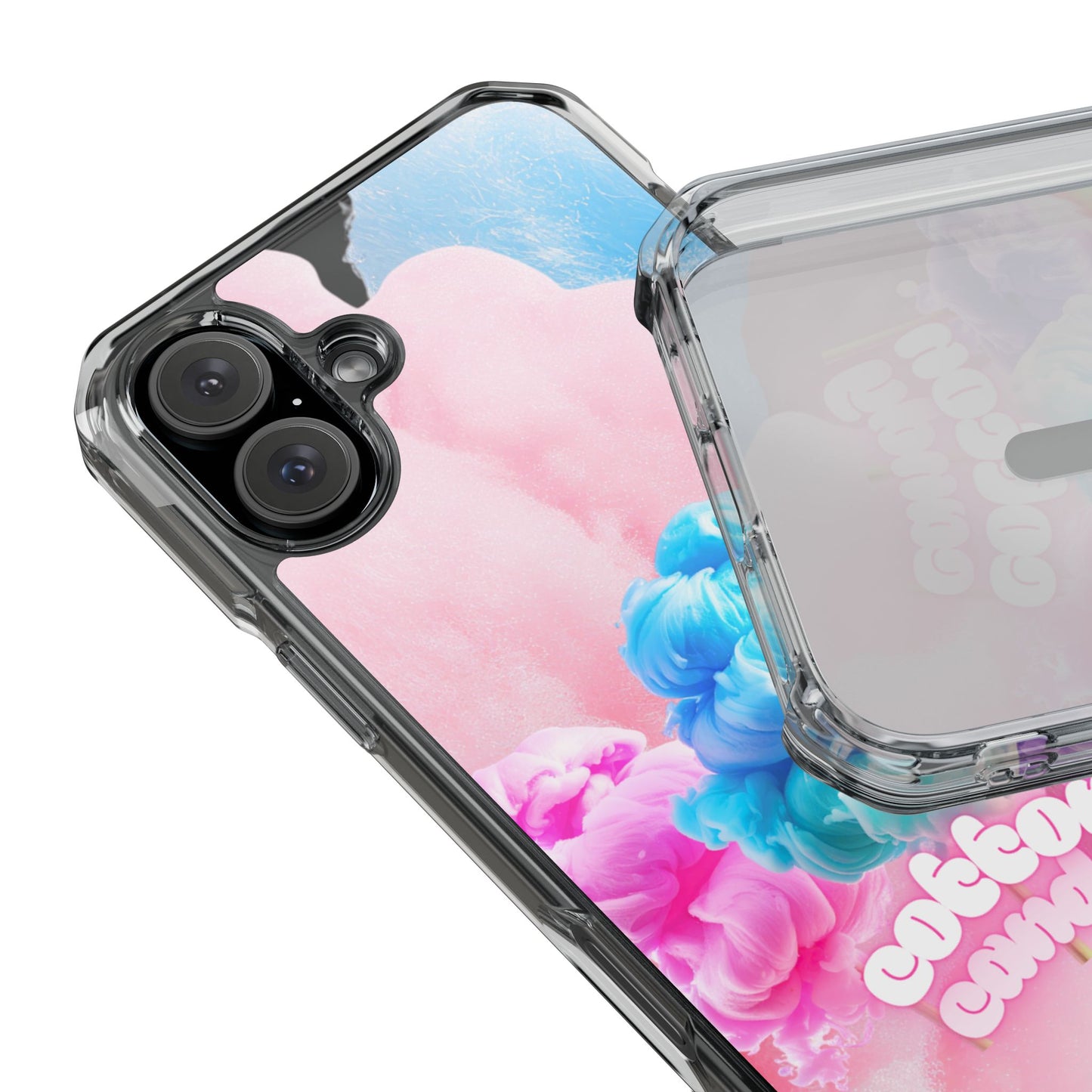 Clear Magnetic Phone Case – Cotton Candy Dream