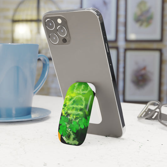 Phone Grip – Lucky Clover Smoke St. Patrick’s Day Design