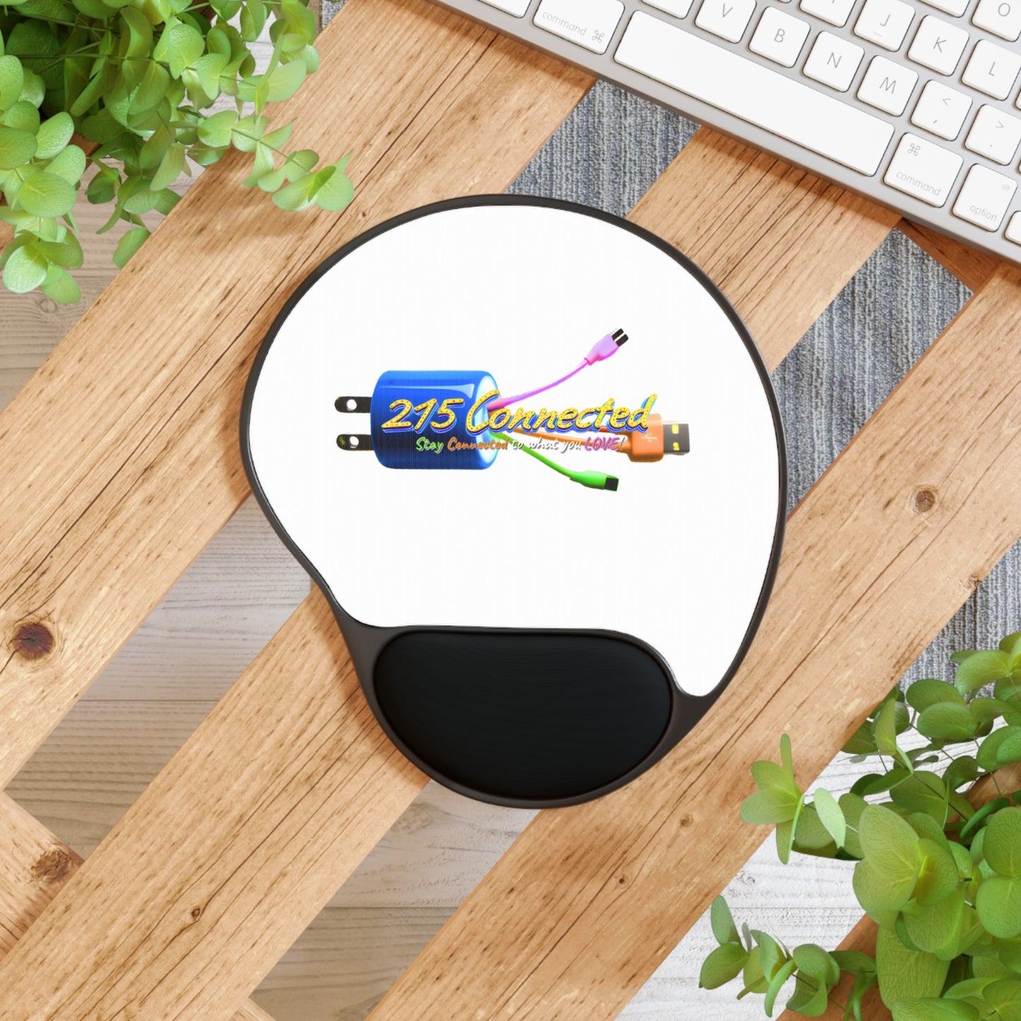 215 Connected Mouse Pad with Wrist Rest – Comfortable Support for Daily Use