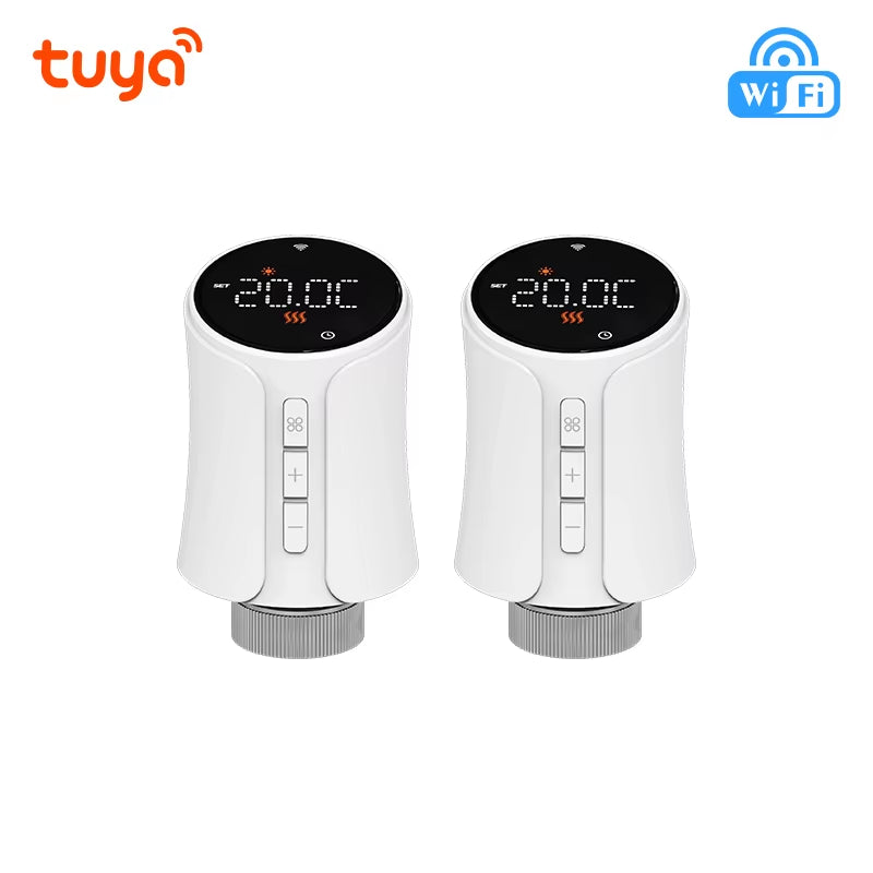 Tuya Smart Thermostat Radiator Actuator TRV Wifi Thermostatic Valve Heating Smart Valvetemperature Controller Alexa Google Home