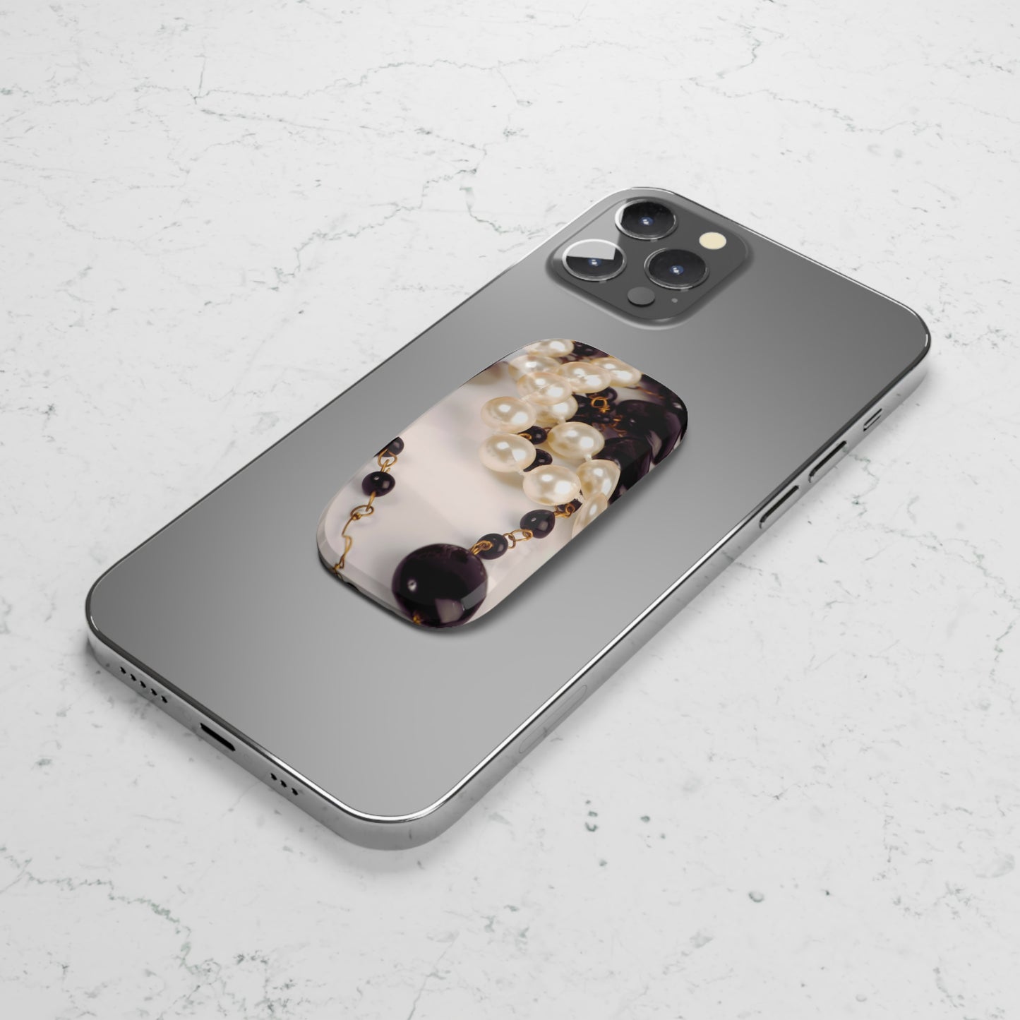Phone Grip – Noir Pearl