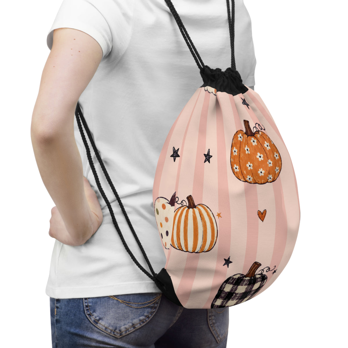 Drawstring Bag – Pumpkin Picnic