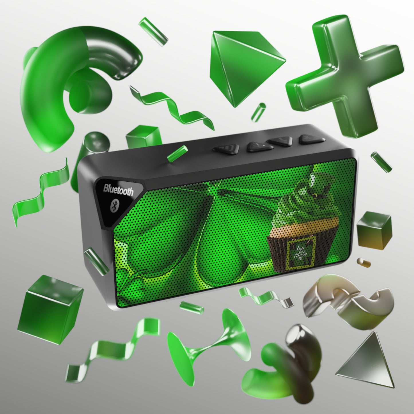 Portable Bluetooth Speaker – Lucky Clover Cupcake