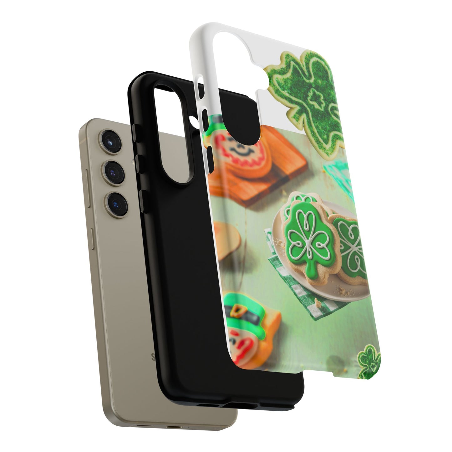 Protective Phone Case – Shamrock Cookies