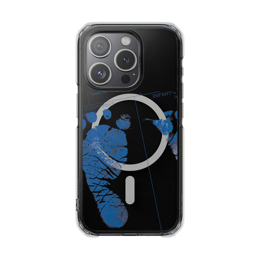 Clear Magnetic Phone Case – Mom’s Little Blue Footprints