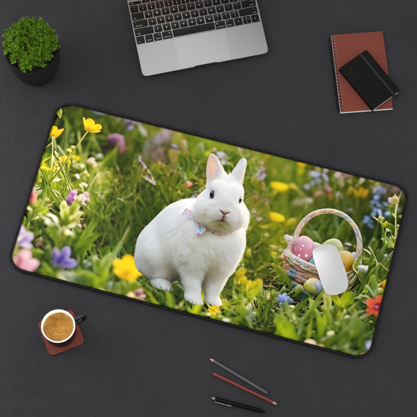 Desk Mat – Pastel Pop Bunny