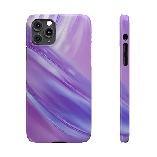 Slim Phone Case – Lavender Wave