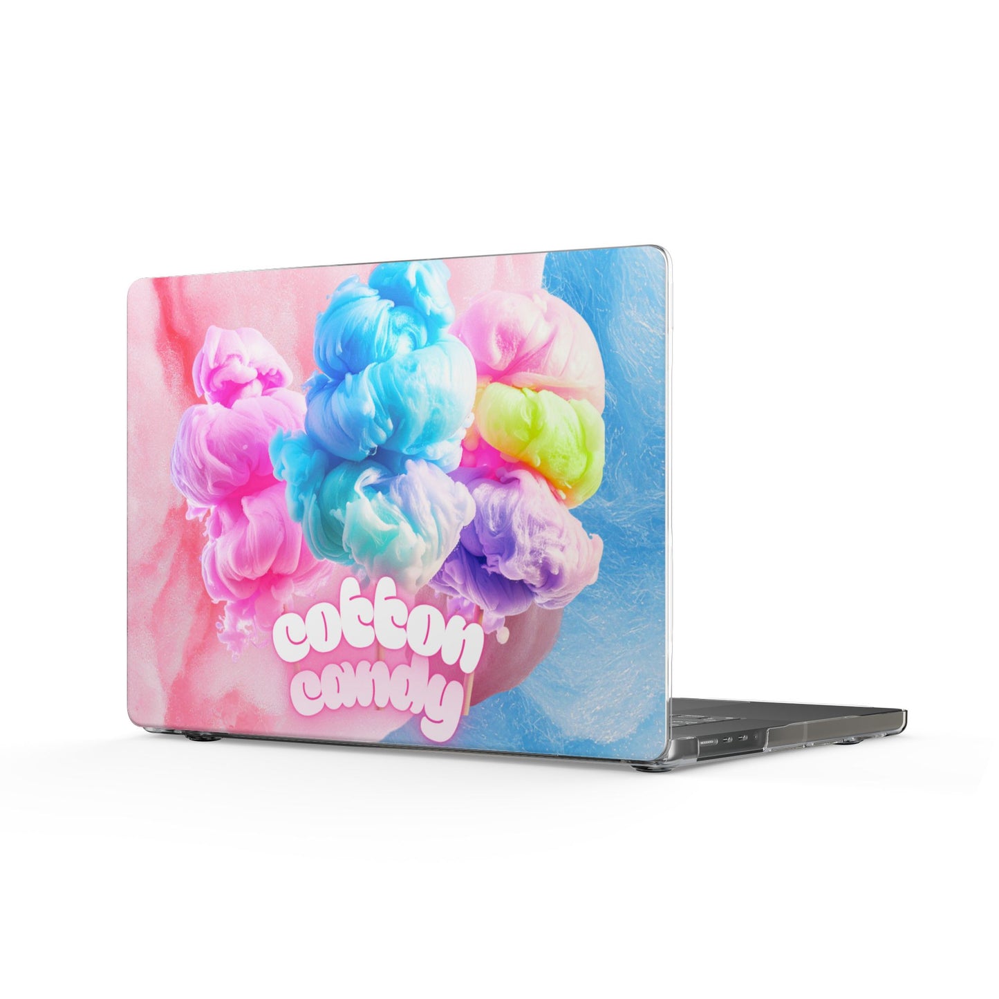 Clear Laptop Case – Cotton Candy Dream