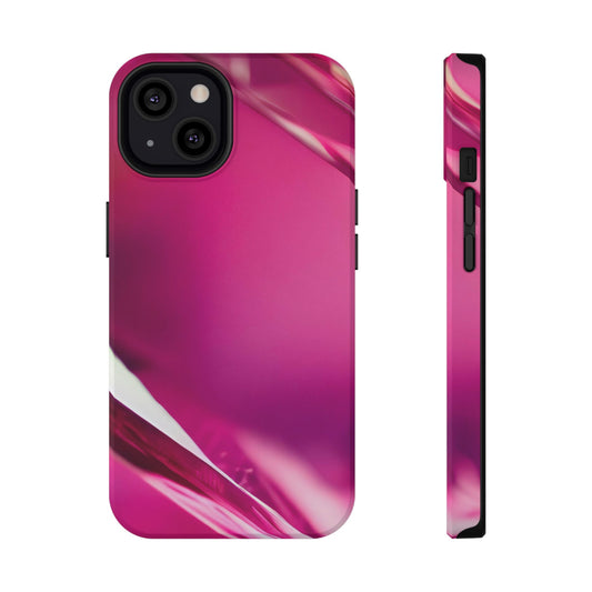Impact-Resistant Phone Case – Magenta Motion