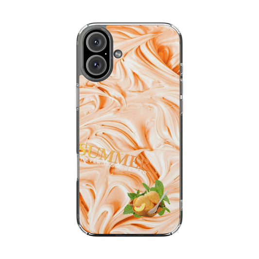 Clear Magnetic Phone Case – Peach Sorbet