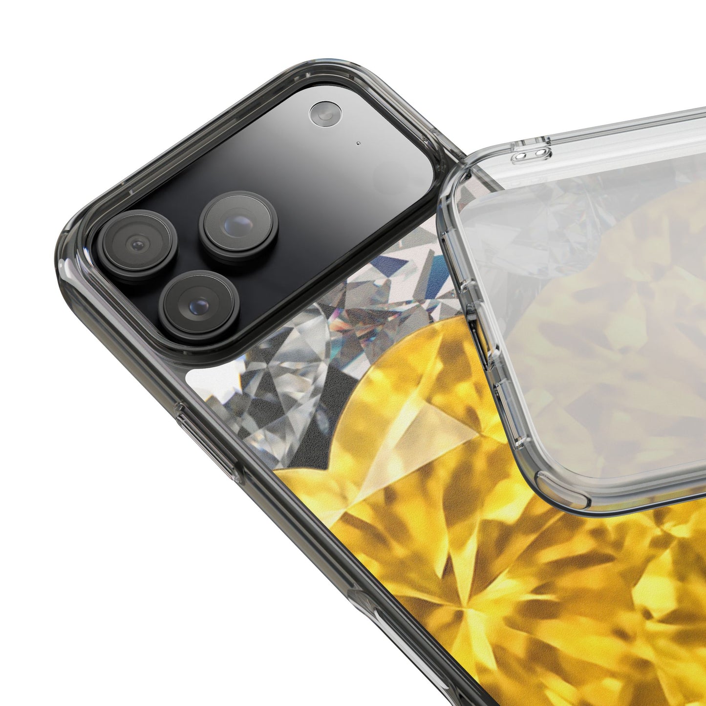 Clear Phone Case – Heart of Gold