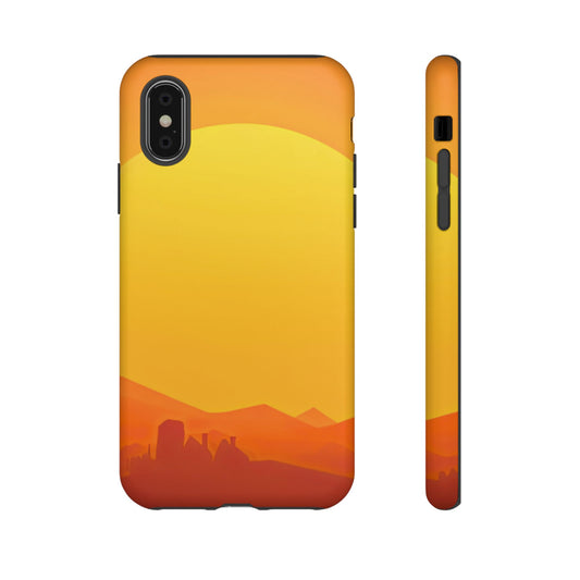 Protective Phone Case – Desert Sunrise