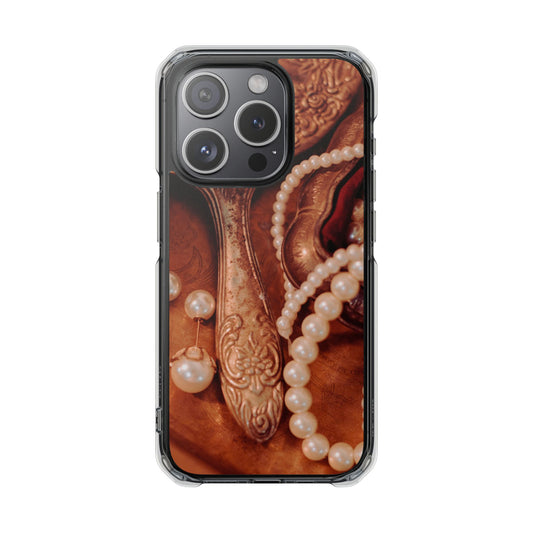Clear Magnetic Phone Case – Bronze Vanity