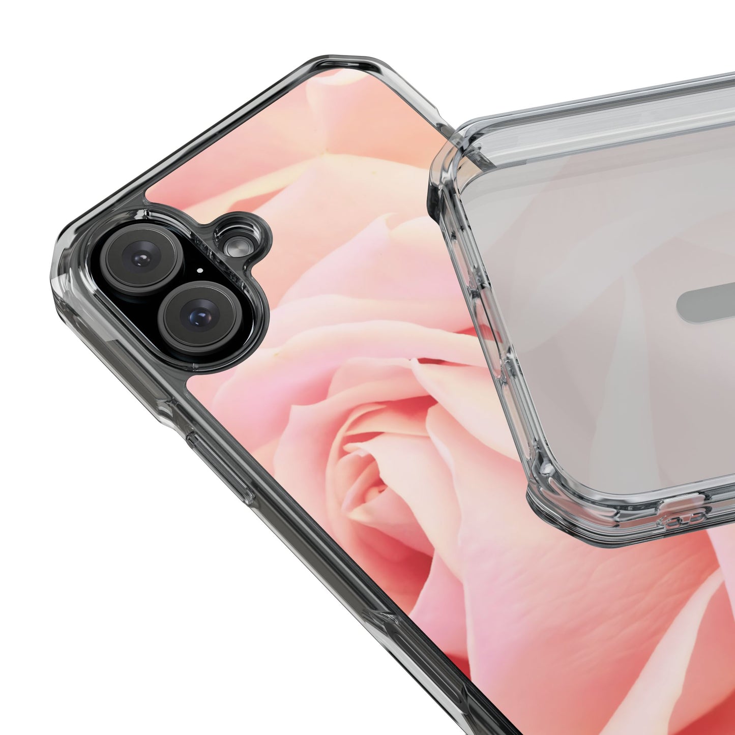 Clear Magnetic Phone Case – A Mother’s Rose Embrace