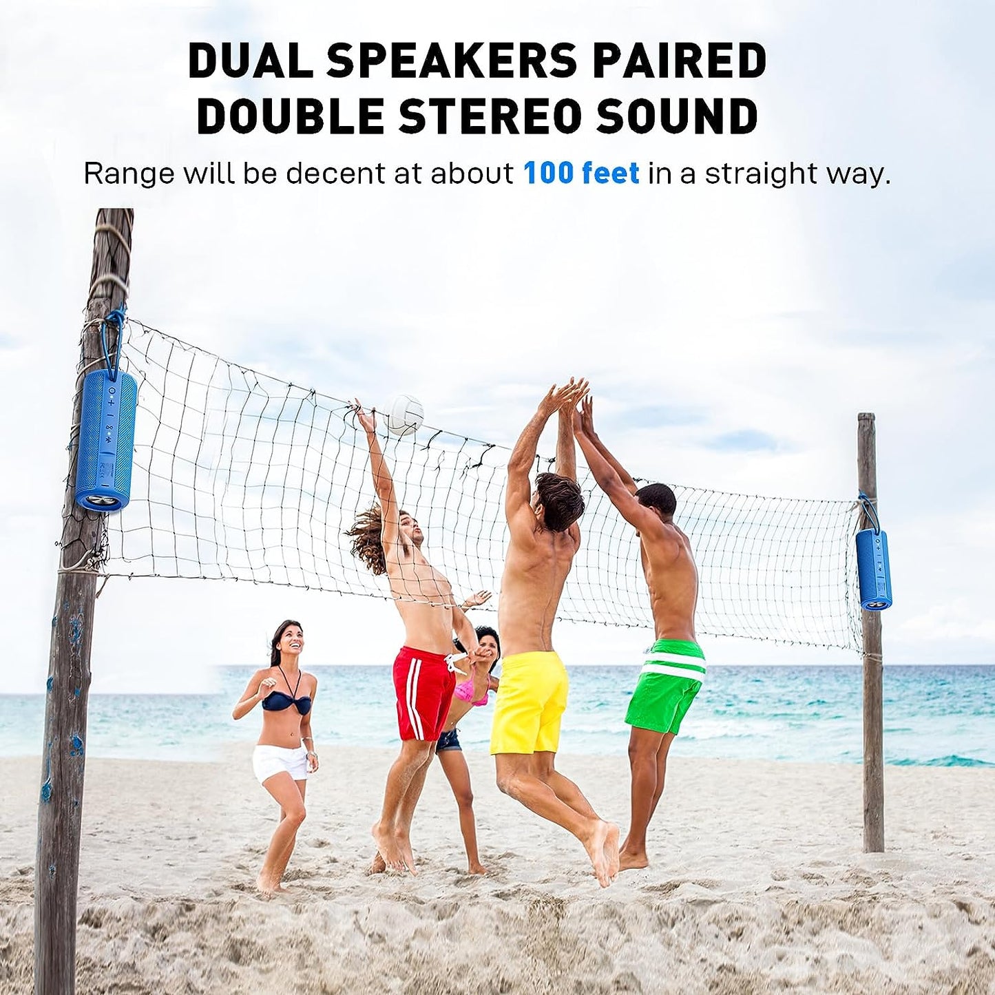 Outdoor Waterproof Portable Bluetooth Boombox