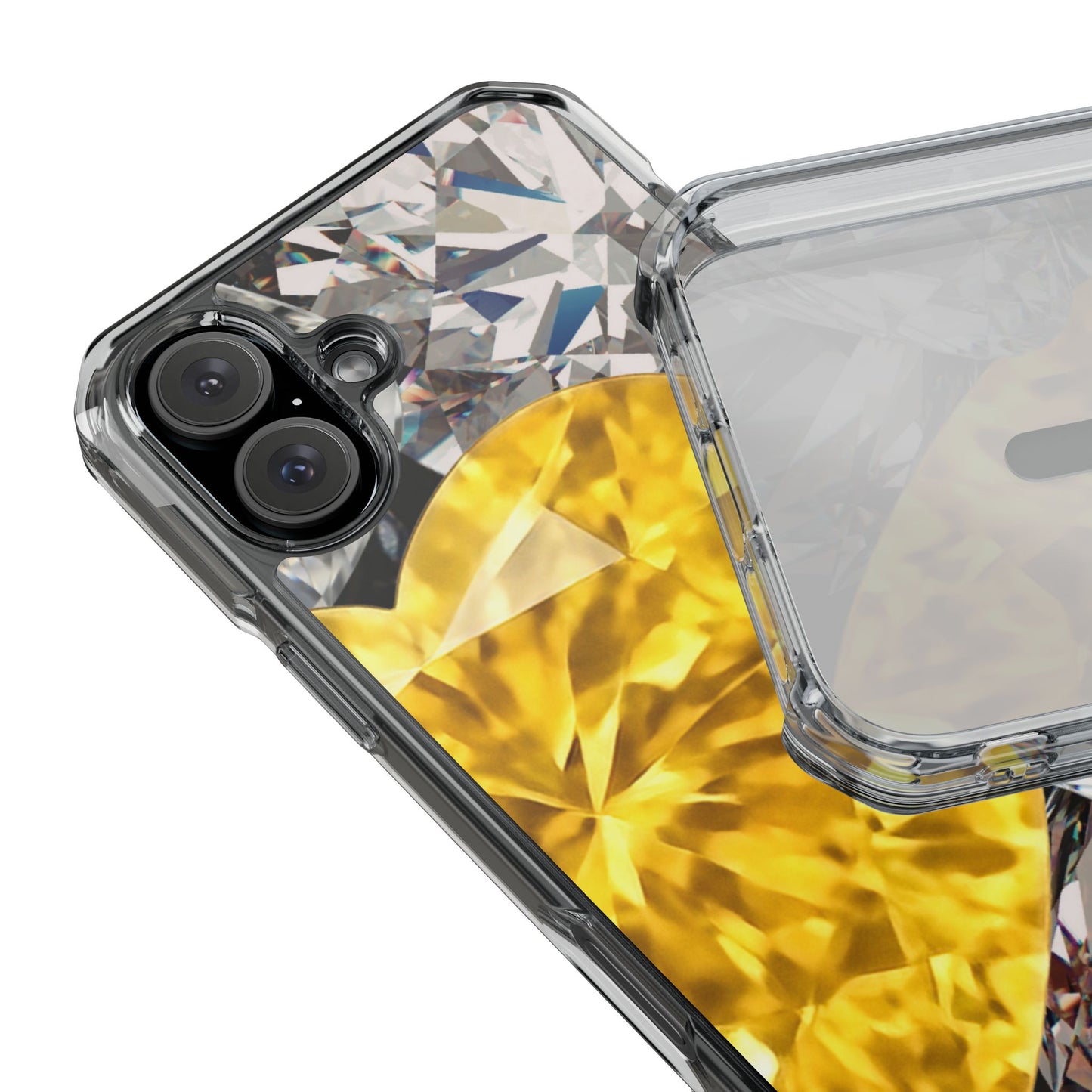 Clear Magnetic Phone Case – Heart of Gold