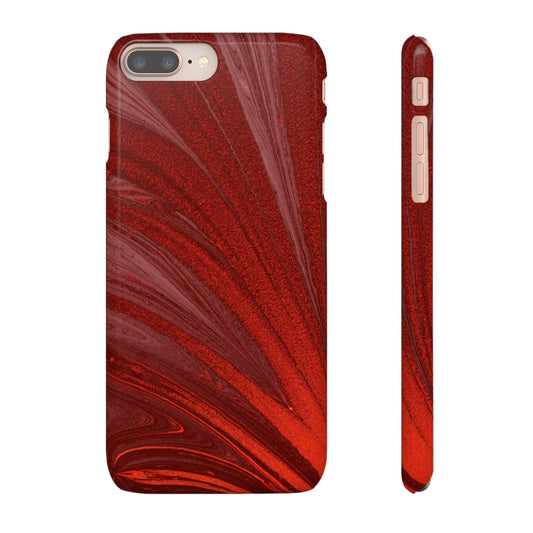 Snap Phone Case – Crimson Current