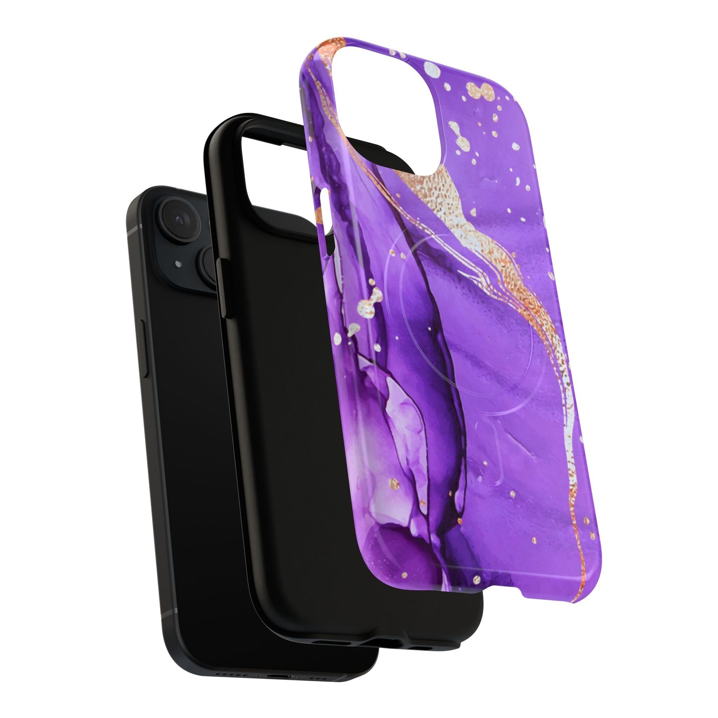 Protective Magnetic Phone Case – Gilded Violet