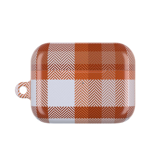 Earbud Case Cover – Spiced Plaid